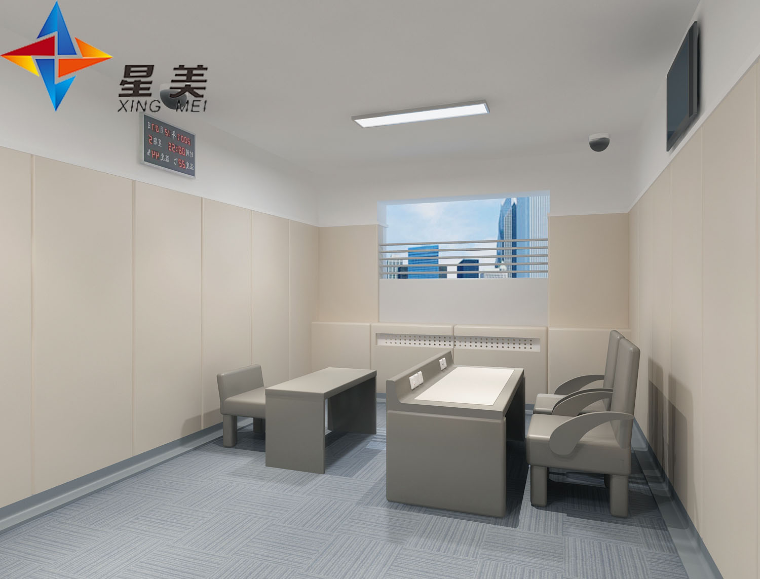 安全升級新標準：公安系統(tǒng)認證的審訊室軟包防護方案