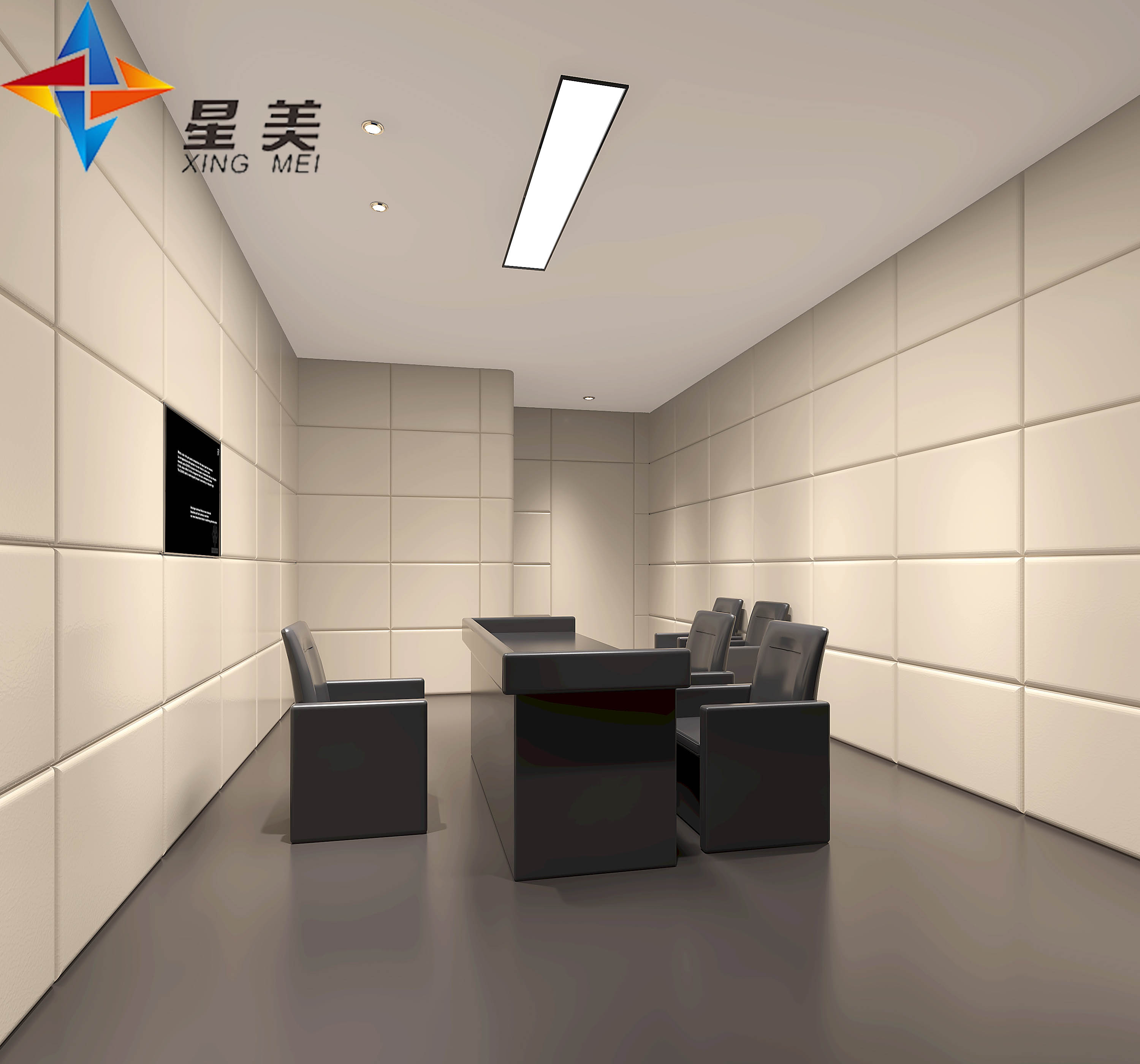 應(yīng)對突發(fā)沖撞事件？審訊室軟包新型裝飾材料安全指數(shù)提升90%